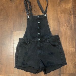 JEAN SHORTS OVERALL FROM PACSUN